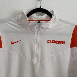 Men’s L Nike Clemson On-Field Quarter-Zip Pullover